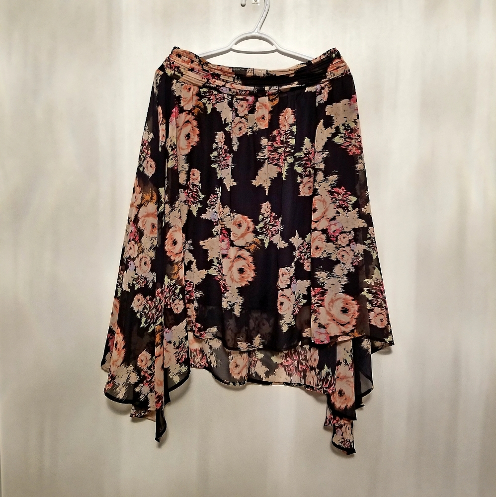 Gorgeous Tiered Floral Skirt